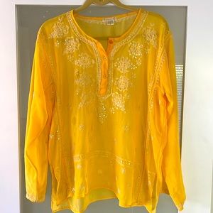 Sparkly Yellow Tunic